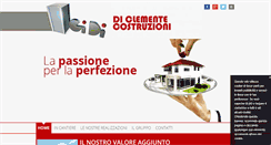 Desktop Screenshot of diclementecostruzioni.com